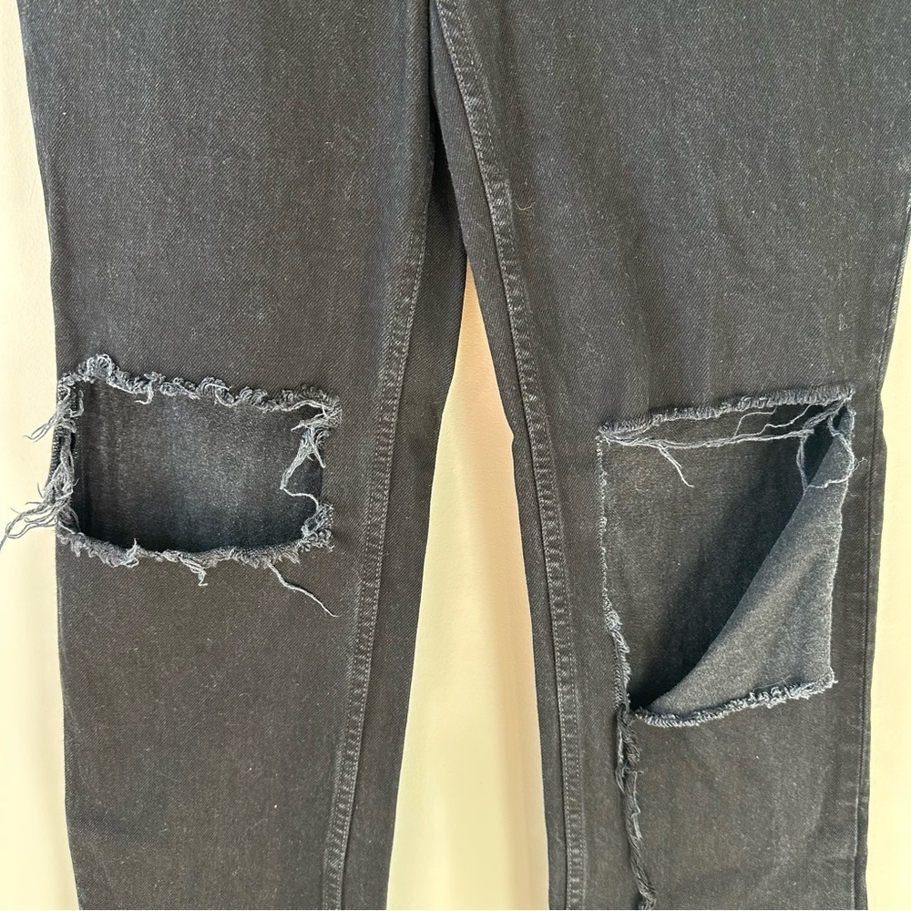 Free People Wide Leg Boot Cut Jeans Denim My Own Lane Going Out Rodeo Festival - Picture 4 of 15